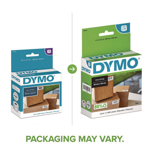 Image of DYMO® LabelWriter Address Labels, 1.25'' x 2.25'', White, 1,000 Labels/Roll