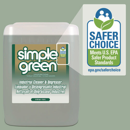 Image of Simple Green® Industrial Cleaner And Degreaser, Concentrated, 5 Gal, Pail