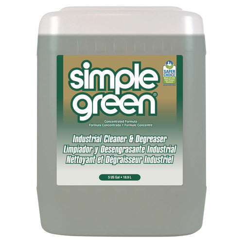 Image of Simple Green® Industrial Cleaner And Degreaser, Concentrated, 5 Gal, Pail