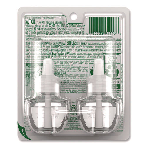Image of Air Wick® Scented Oil Refills, Paradise Retreat, 0.67 oz, 2/Pack, 6 Packs/Carton