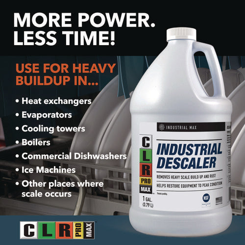 Image of CLR PRO® MAX Industrial Descaler, 1 gal Jug, 4/Carton