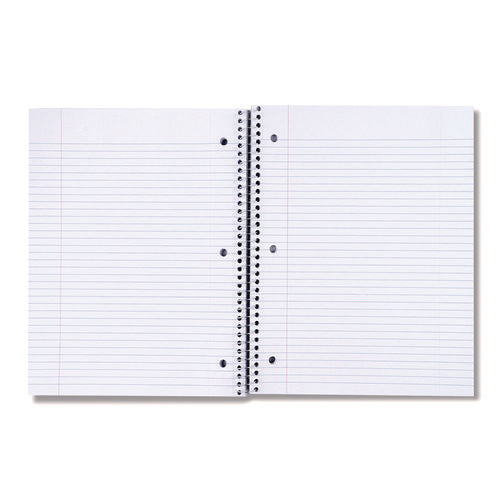 Image of Universal® Wirebound Notebook, 3-Subject, Medium/College Rule, Black Cover, (120) 11 x 8.5 Sheets