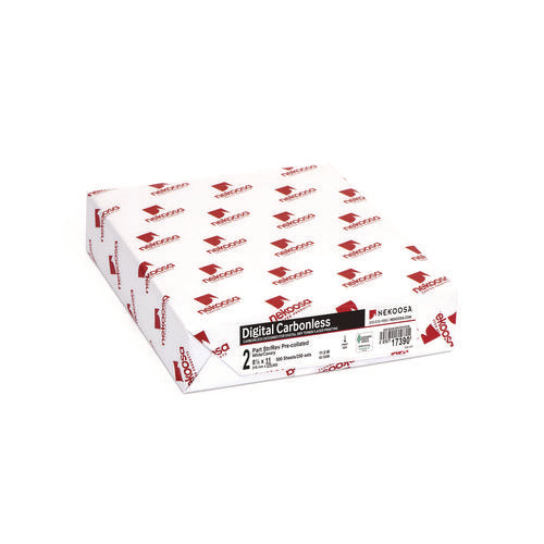 Image of Nekoosa Fast Pack Digital Carbonless Paper, 2-Part, 8.5 X 11, White/canary, 500 Sheets/ream, 5 Reams/carton