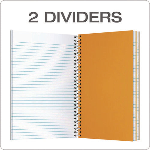 Image of Oxford Earthwise by Oxford Recycled Small Notebooks, 3-Subject, Medium/College Rule, Randomly Assorted Covers, (150) 9.5 x 6 Sheets