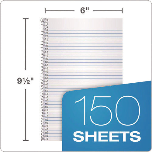 Image of Oxford Earthwise by Oxford Recycled Small Notebooks, 3-Subject, Medium/College Rule, Randomly Assorted Covers, (150) 9.5 x 6 Sheets