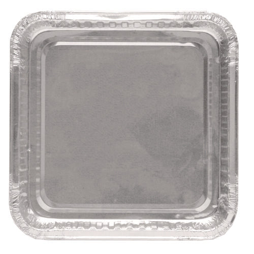 Image of HFA® 8" Square Cake Pan, 7.88 x 7.88 x 1.31, Silver, Aluminum, 500/Carton