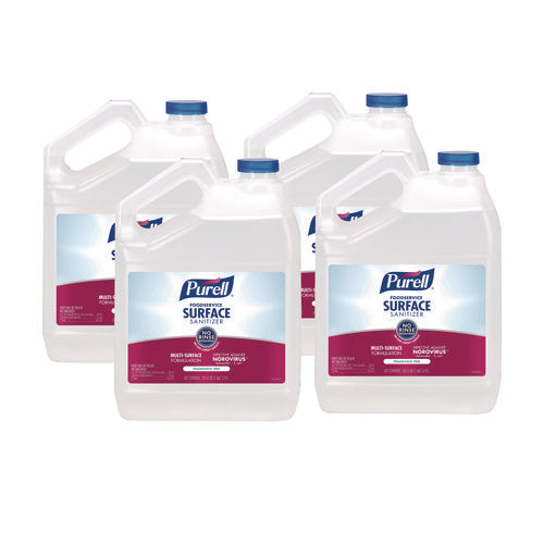 Image of PURELL® Foodservice Surface Sanitizer, Fragrance Free, 1 Gal Bottle, 4/carton