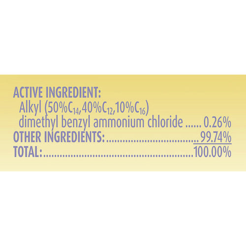Image of LYSOL® Brand Dual Action Disinfecting Wipes, 1-Ply, 7 x 7.5, Citrus, White/Purple, 75/Canister, 6 Canisters/Carton