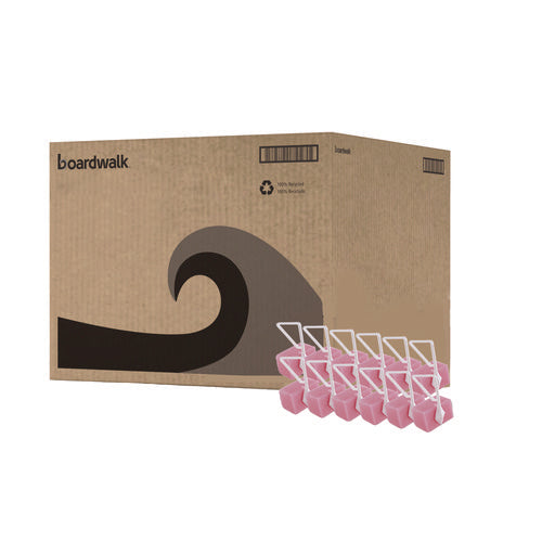 Image of Boardwalk® Para Toilet Bowl Deodorizer Block, Cherry Scent, 4 oz, Pink, 12/Box