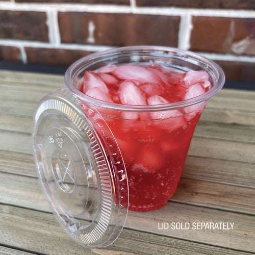 Image of Boardwalk® Clear Plastic Cold Cups, Squat, 9 oz, 1,000/Carton