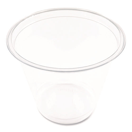 Image of Boardwalk® Clear Plastic PET Cups, 9 oz, 50/Pack