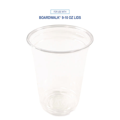 Image of Boardwalk® Clear Plastic PET Cups, 10 oz, 50/Pack