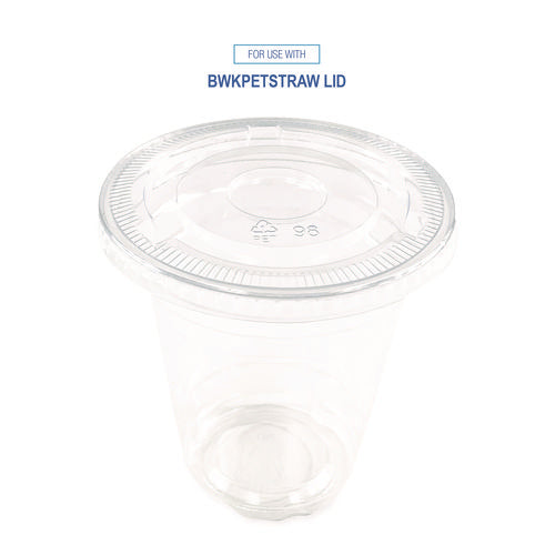 Image of Boardwalk® Clear Plastic Cold Cups, Squat, 12 oz, 1,000/Carton