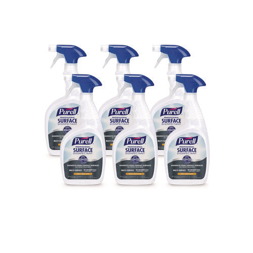 Image of PURELL® Professional Surface Disinfectant, Fresh Citrus, 32 oz Spray Bottle, 6/Carton