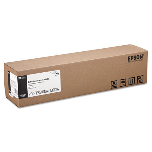Image of Epson® Exhibition Canvas, 23 Mil, 24" X 40 Ft, Matte White