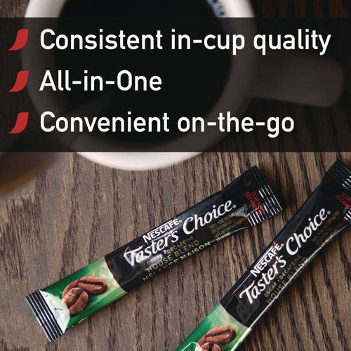 Image of Nescafe® Taster's Choice Stick Pack, Decaf, 0.06oz, 80/box, 6 Boxes/carton