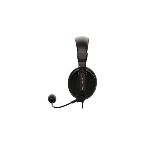 Image of Morpheus 360® Deluxe Multimedia Stereo USB Headset with Adjustable Boom Microphone, Over the Head, Binaural