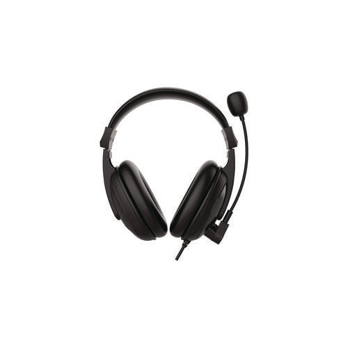 Image of Morpheus 360® Deluxe Multimedia Stereo USB Headset with Adjustable Boom Microphone, Over the Head, Binaural