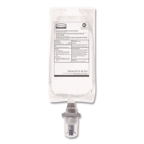 Image of Rubbermaid® Commercial Auto Foam Refill Antibacterial Hand Soap, Fragrance Free, 1,100 mL, 4/Carton