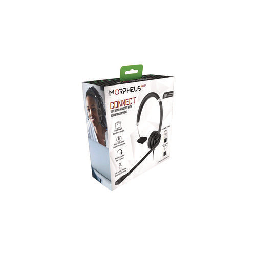 Image of Morpheus 360® Connect USB Mono Headset with Boom Microphone, Over the Head