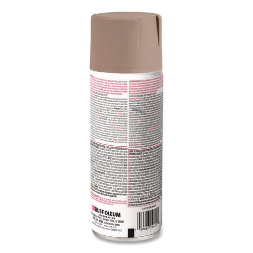 Image of Rust-Oleum® Camouflage Spray Paint, Flat Khaki, 12 oz Aerosol Can, 6/Carton