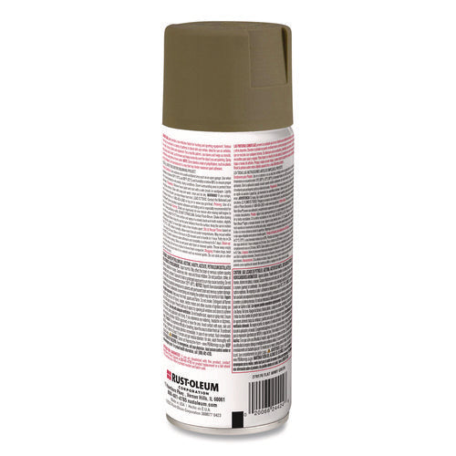 Image of Rust-Oleum® Camouflage Spray Paint, Flat Army Green, 12 oz Aerosol Can