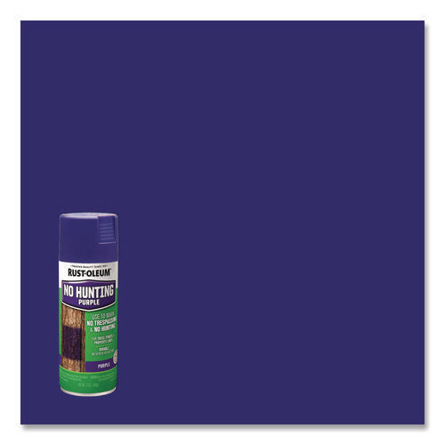 Image of Rust-Oleum® Specialty No Hunting Purple Spray Paint, Flat No Hunting Purple, 12 oz Aerosol Can, 6/Carton