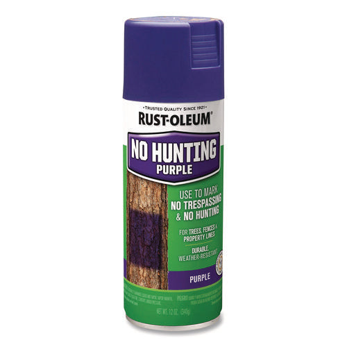 Image of Rust-Oleum® Specialty No Hunting Purple Spray Paint, Flat No Hunting Purple, 12 oz Aerosol Can
