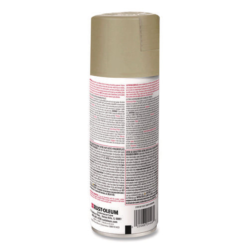 Image of Rust-Oleum® Camouflage Spray Paint, Flat Sand, 12 oz Aerosol Can, 6/Carton
