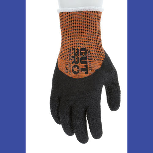 Image of MCR Safety Cut Pro 92743LT Gloves, Large, Black/Orange, Dozen