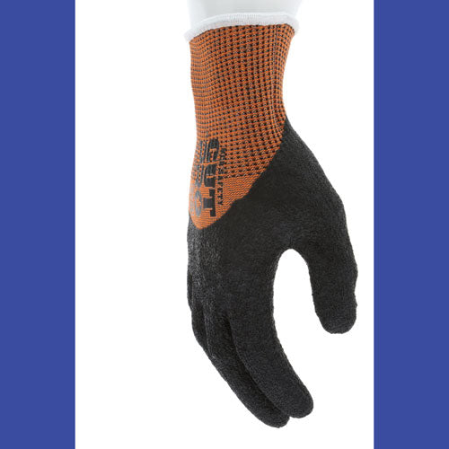 Image of MCR Safety Cut Pro 92743LT Gloves, Large, Black/Orange, Dozen