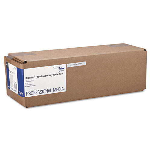 Image of Epson® Standard Proofing Paper Production, 9 Mil, 17" X 100 Ft, Semi-Matte White