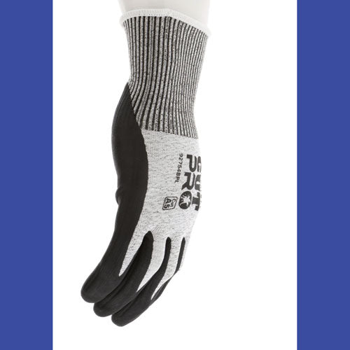 Image of MCR Safety Cut Pro 92754BP Gloves, Small, Black/Gray, Dozen