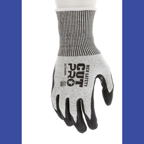 Image of MCR Safety Cut Pro 92754BP Gloves, X-Large, Black/Gray, Dozen