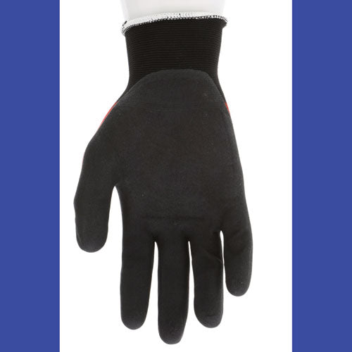 Image of MCR Safety Ninja BNF N96970 Gloves, Medium, Black/Red, Dozen