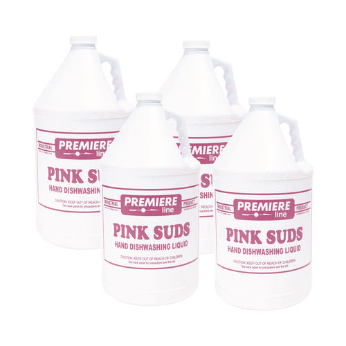 Image of Kess Premier Pink-Suds Pot And Pan Cleaner, 1 Gal, Bottle, 4/carton