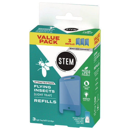 Image of SC Johnson® STEM Light Trap Refills, 3 Refills/Pack, 8 Packs/Carton