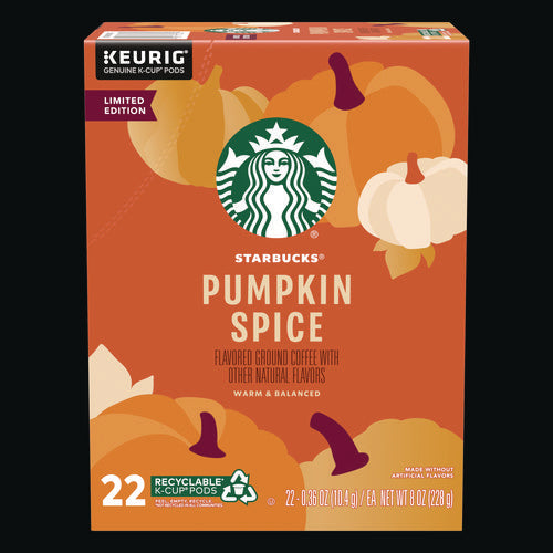 Image of Starbucks® Pumpkin Spice Coffee K-Cup, 22/Box