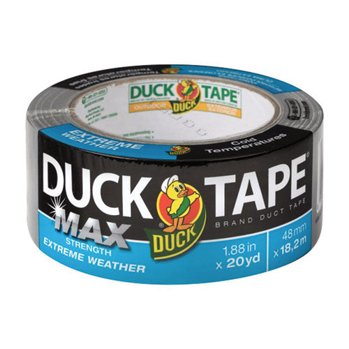 Image of Duck® Max Strength Extreme Weather Duct Tape, 1.88" x 20 yds, Silver