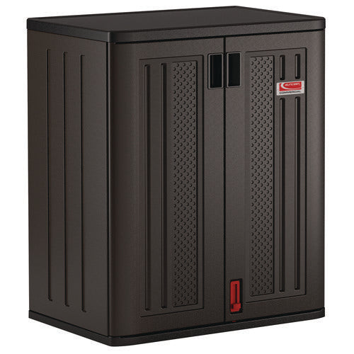 Image of Suncast Commercial® Base Storage Cabinet, 30 x 20.25 x 36, Gray