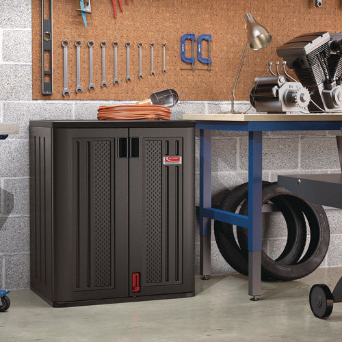 Image of Suncast Commercial® Base Storage Cabinet, 30 x 20.25 x 36, Gray