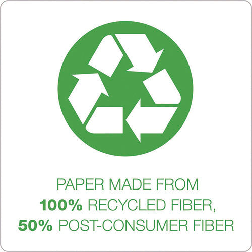 Image of Ampad® Earthwise By Ampad Recycled Paper Legal Pads, Wide/legal Rule, 40 White 5 X 8 Sheets, 6/pack