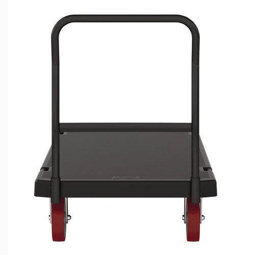 Image of Suncast Commercial® Resin Platform Truck, 1,600 lb Capacity, 30.25 x 64.5 x 41, Black