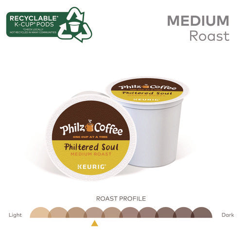 Image of Philz Coffee Philtered Soul K Cups, Hazelnut, 80/Carton