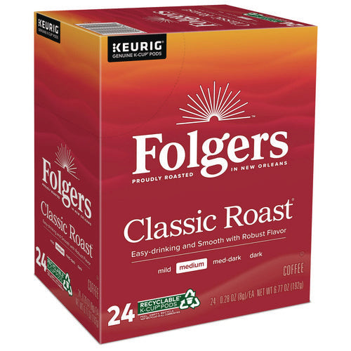 Image of Folgers® Gourmet Selections Classic Roast Coffee K-Cups, 96/carton