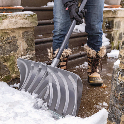 Image of Suncast® Steel Core Snow Pusher with Wear Strip, 24" Wide, 57.55" Long, 6/Carton