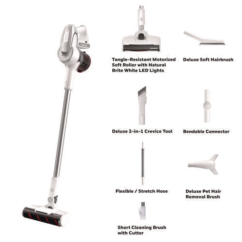 Image of Honeywell Aeromax Elite VC10 Cordless Vacuum, 8.7" Cleaning Path, White