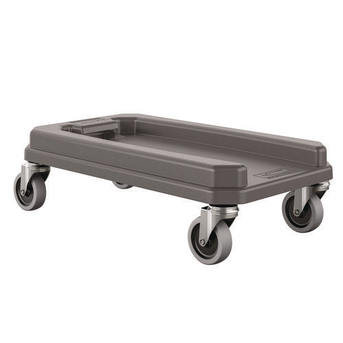 Image of Suncast Commercial® 23 Gallon Resin Slim Trash Can Dolly, 11.88" x 20.78" x 6.18", Gray