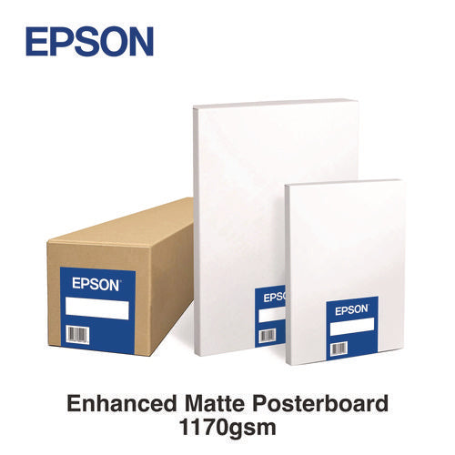 Image of Epson® Enhanced Matte Posterboard, 30 x 40, White, 5/Pack