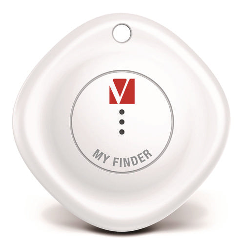 Image of Verbatim® My Finder Bluetooth Tracker for Apple iOS, Black/White, 2/Pack